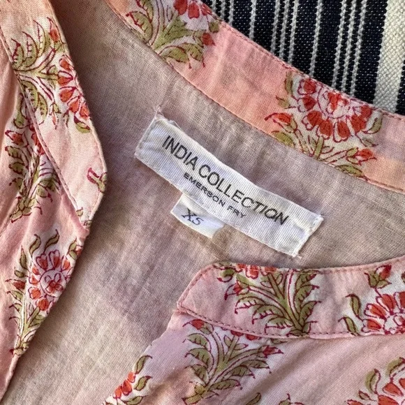 Organic cotton block print dress - Picture 4 of 6